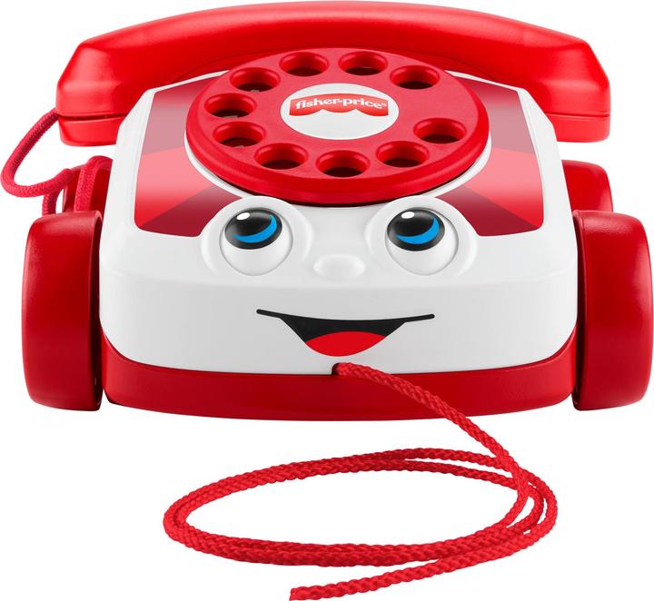 Actual product image Fisher-Price Mattel 80th Anniversary Ruby Red Chatter Phone