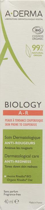 Immagine prodotto A-Derma BIOLOGIA Crema anti-rossore (40 ml, Crema 24h)
