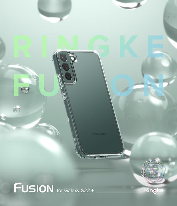 Image du produit Ringke Fusion tpu case with frame for Samsung galaxy s22 + (s22 plus) transparent (Samsung Galaxy S22+)
