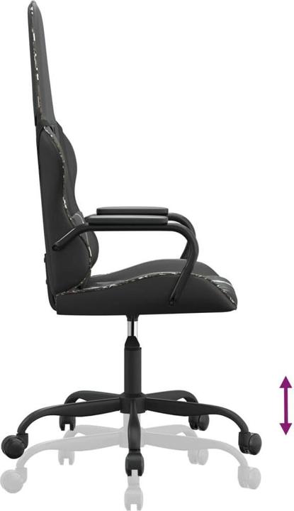 Actual product image VidaXL Gaming-Stuhl mit Massagefunktion Tarnfarben Kunstleder