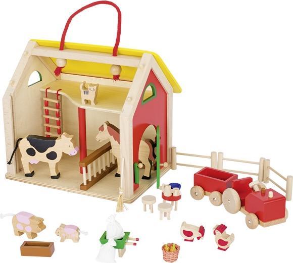 Actual product image Goki Suitcase farmhouse