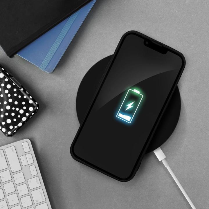 Actual product image Partner Telecom Back panel cover OEM SILICONE case for IPHONE 7 black (Apple iPhone 7)