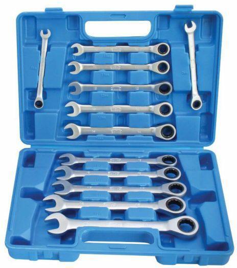Produktbild Asta Tools Ringmaul-Ratschenschlüssel-Satz 12-tlg 8-19 mm Hochglanz poliert (19 mm, 8 mm, 10  mm, 14 mm, 18 mm, 11 mm, 12 mm, 17 mm, 15 mm, 13 mm, 9 mm, 16 mm)