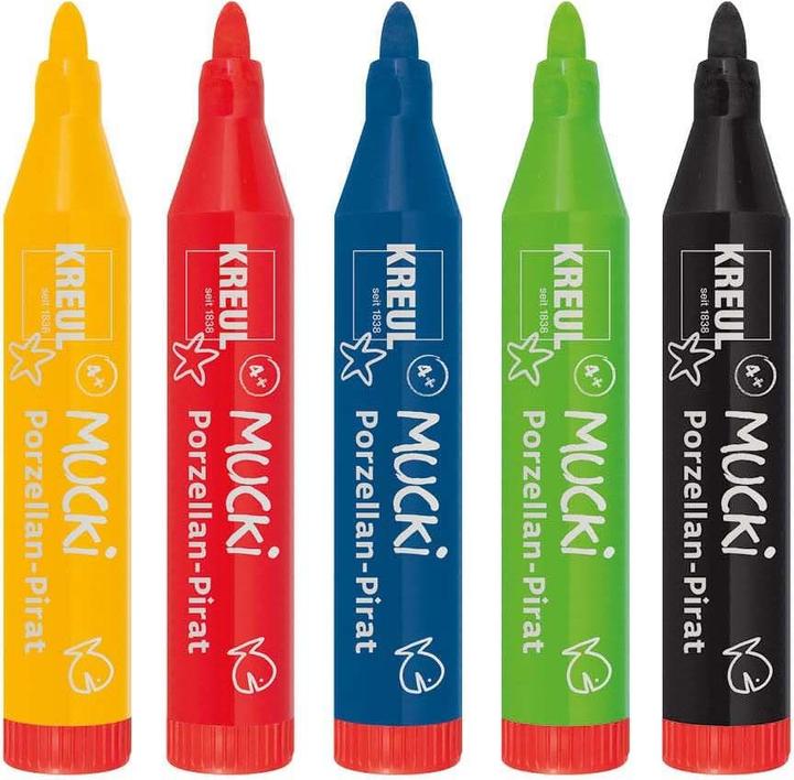 Produktbild Mucki Porzellan-Pirat (Yellow, Blue, Black, Green, Red)