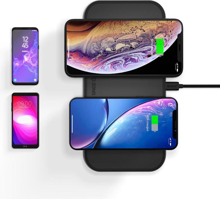 Image du produit Zens Alu Dual Fast Wireless Charger 30W USB PD (20 W)