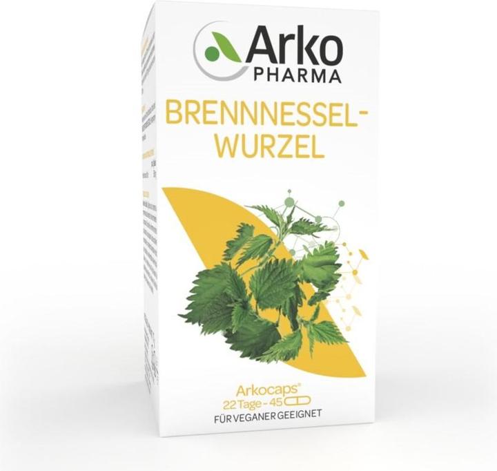 Actual product image Arkopharma Arkocaps Brennesselwurzel Kapseln (45 Piece, Capsules, 42 g)