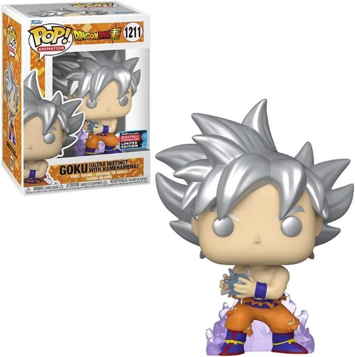 Produktbild Funko POP! Dragon Ball Super Goku (Ultra Instinct with Kamehameha) Métallique Fall Convention 2022