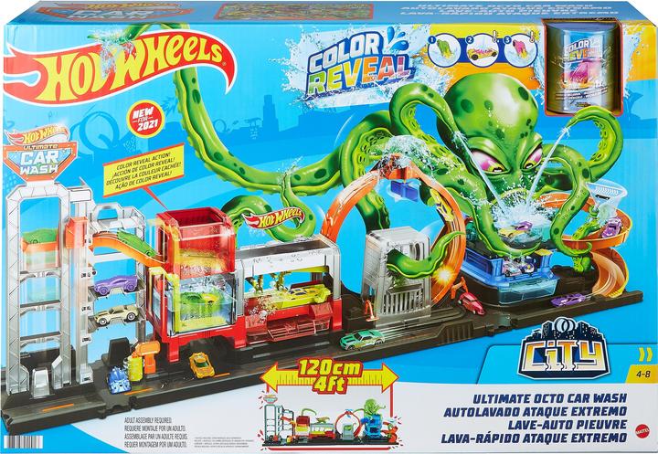 Immagine prodotto Hot Wheels Mega Autolavaggio Color Reveal