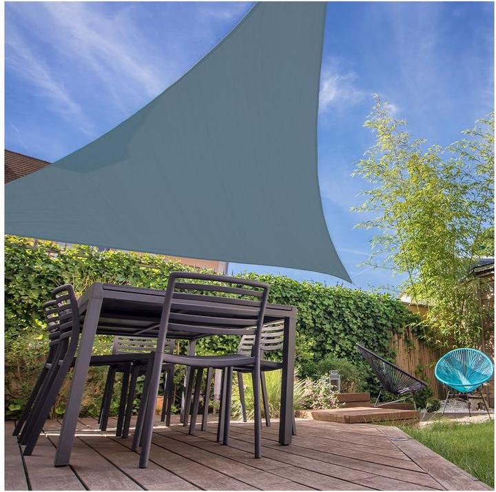 Image du produit Fs-Star Voile d'ombrage 3.6x3.6 x 3.6m bleu acier (3,6 x 3,6 x 3,6 m)