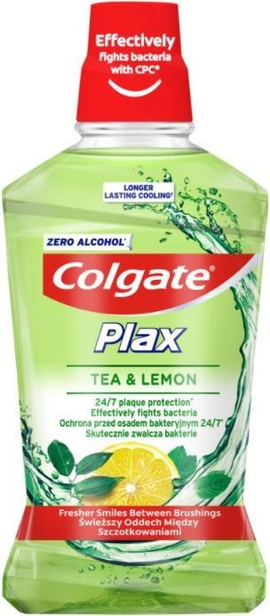 Image du produit Colgate Plax Thé & Citron (500 ml, Bains de bouche)