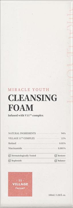 Produktbild Village 11 Factory Miracle youth cleansing foam (Reinigungstücher, 100 ml)