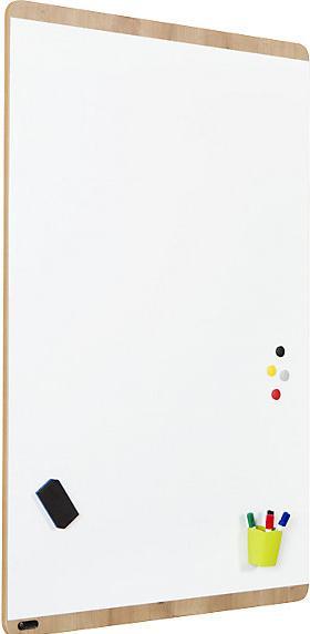 Actual product image Rocada NATURAL whiteboard, frame in wood finish, board white, WxH 1000 x 1500 mm.