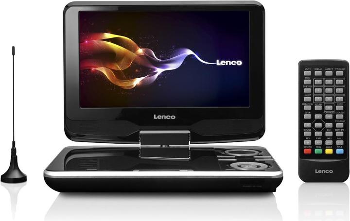 Produktbild Lenco DVP-9411, tragbarer DVD Player mit 9 Zoll Bildschirm und DVB-T Empfang