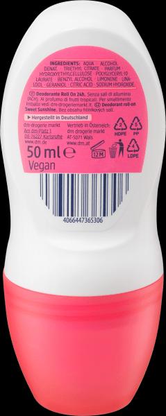 Actual product image dm Balea Deo Roll On Sweet Sunshine@ (Roll-on, 50 ml)