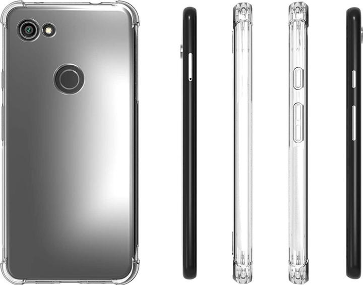 Actual product image Screenguard Google Pixel 3a XL Case Crystal Soft Airbag Bumper (Google Pixel 3a XL)