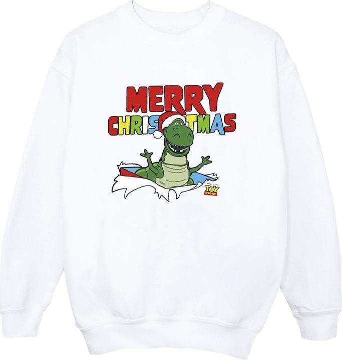 Actual product image Disney Womens/Ladies Toy Story Rex Christmas Burst Sweatshirt (S)