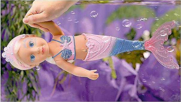 Actual product image Baby Born Little Sister Mermaid