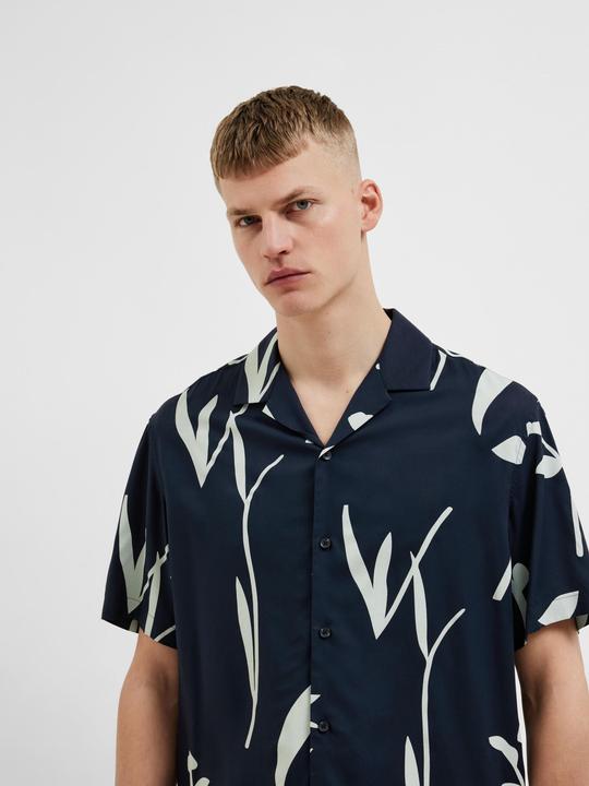 Image du produit Selected Homme Chemise à manches courtes imprimée (L)