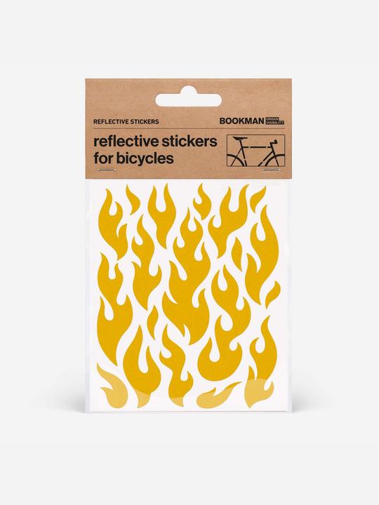 Actual product image Bookman Reflektierende Aufkleber Flammen Aufkleber