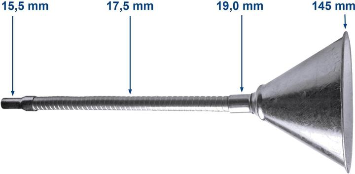 Produktbild SW-Stahl Trichter mit flexiblem Rohr