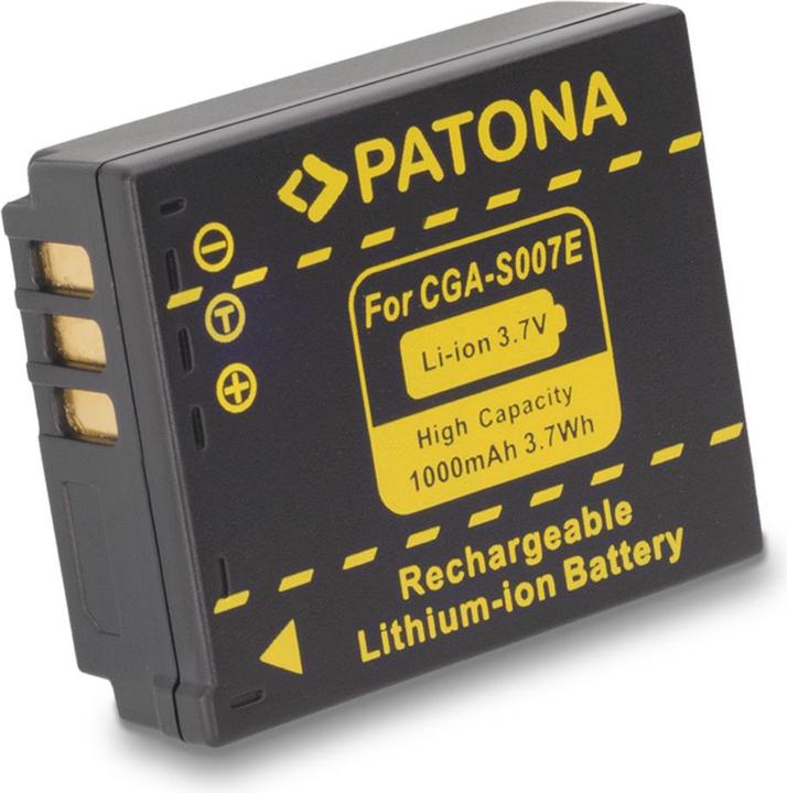 Patona CGA-S007 Battery for Panasonic (Camera battery)
