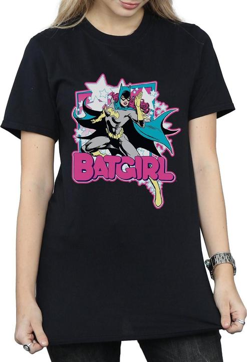 Immagine prodotto Batman Femmes/Ladies Leap Batgirl Maglietta boyfriend in cotone (L)