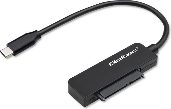 Produktbild Qoltec SATA Adapter für 2,5" SSD HDD, USB C, 2TB