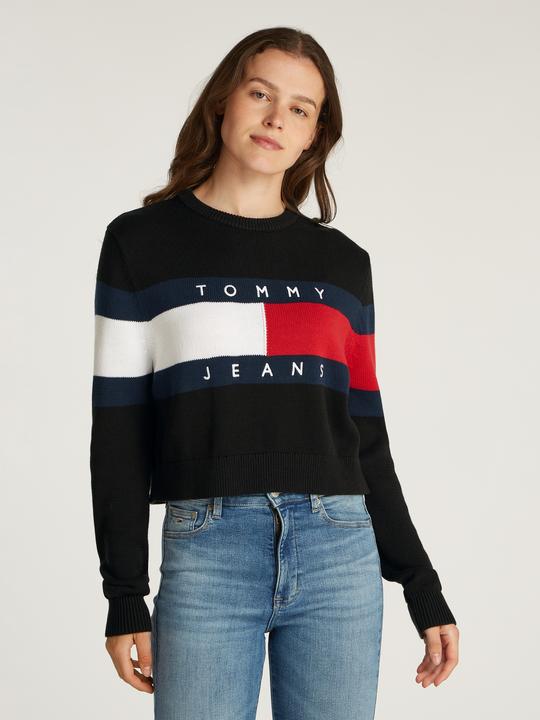 Produktbild Tommy Jeans Tjw Center Flag Sweater Ext (S)
