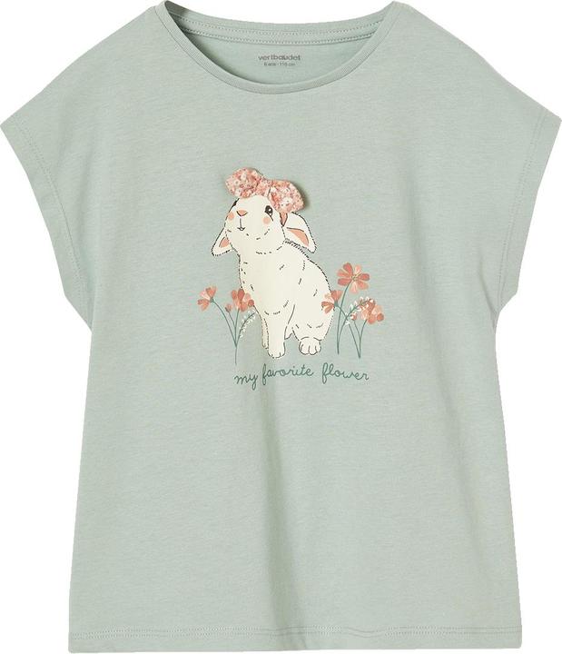 Vertbaudet Mädchen T-Shirt mit Tierprint