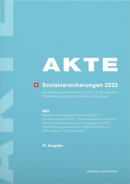 Immagine prodotto ATTI Sicurezza sociale 2022 (Tedesco, 2021)