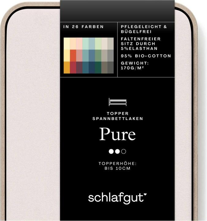 Immagine prodotto schlafgut Pure Topper (90 x 190 - 100 x 220 cm)