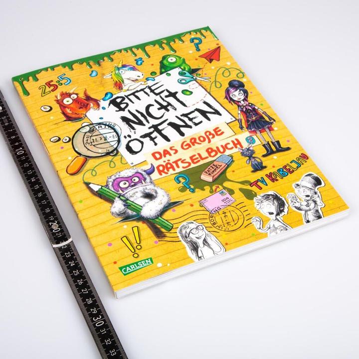 Actual product image Bitte nicht öffnen: Das grosse Rätselbuch (German, Charlotte Habersack, Linda Hartwig, 2021)