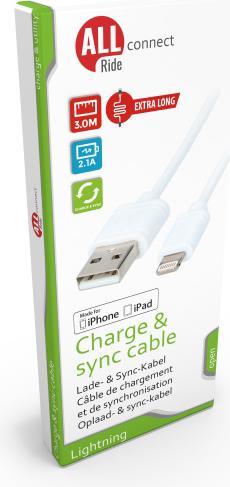 Produktbild All Ride Connect Cable USB Lightning (3 m)