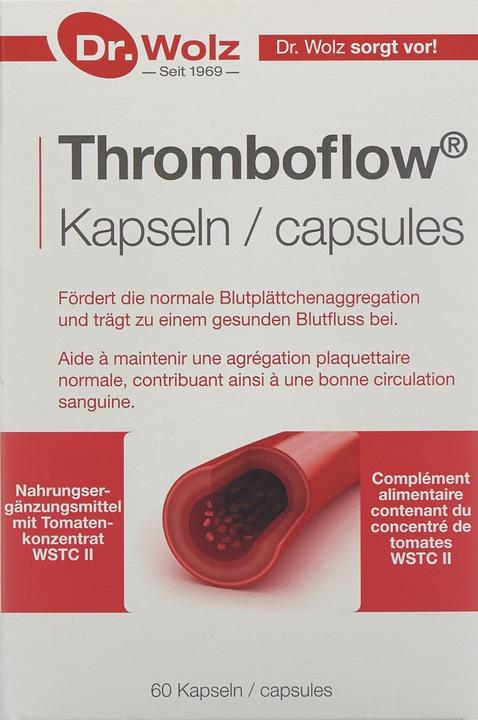 Produktbild Dr. Wolz Thromboflow (60 Stück, Kapseln, 47 g)