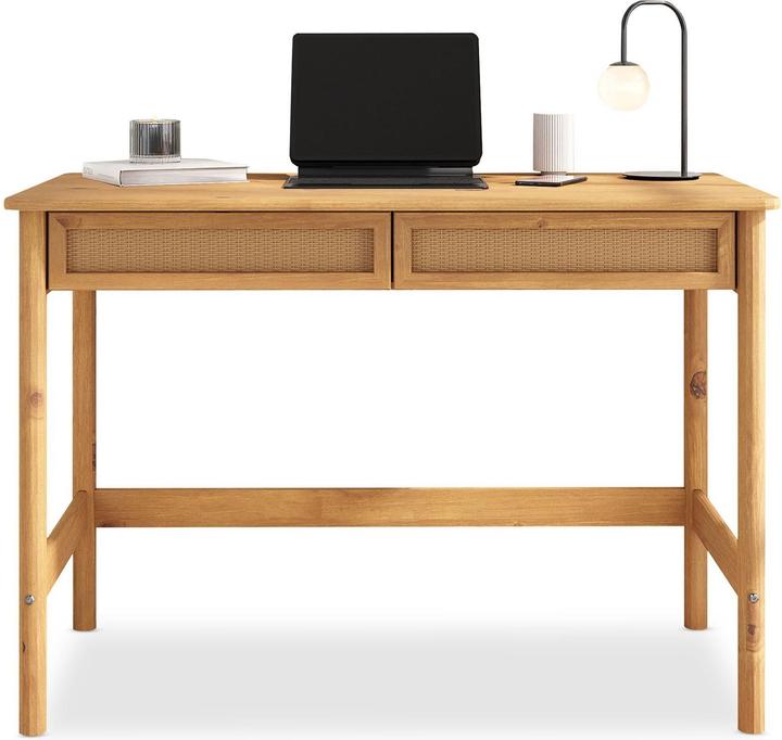 Image du produit IDIMEX Schreibtisch RODRIGO mit 2 Schubladen – Eiche