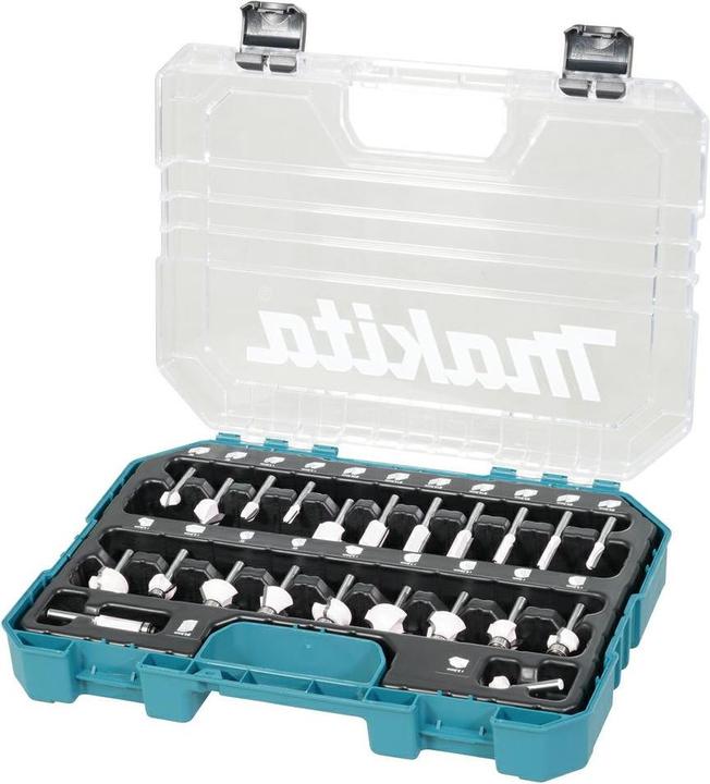 Actual product image GCS MAKITA ZESTAW FREZÓW 22szt. 6mm UNIWERSALNE (6 mm)