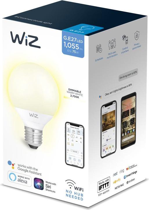 Produktbild WiZ Warmweiss (E27, 12 W, 1055 lm, 1 x, F)