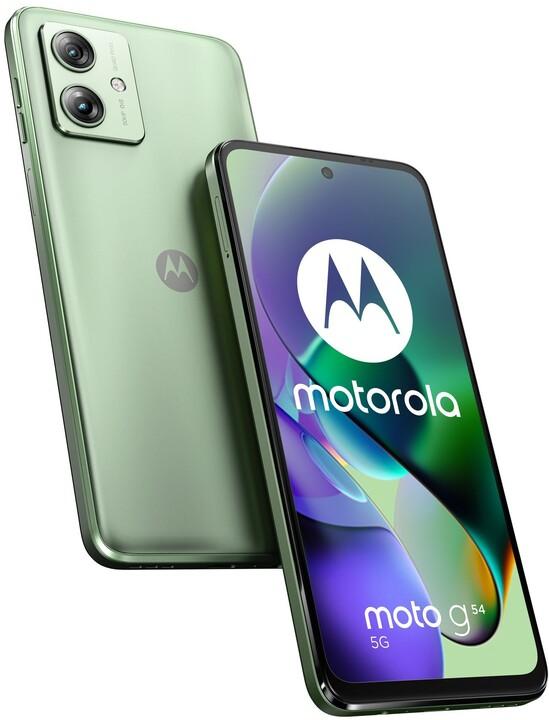 Actual product image Moto g54 5G Power Edition 12/256 Mint Green (256 GB, Mint green, 12 Mpx)
