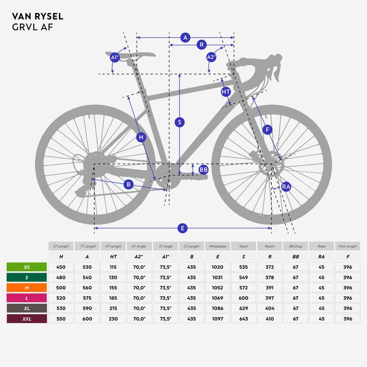 Image du produit Van rysel Vélo gravel Microshift SWORD 1x10v, GRVL AF marron