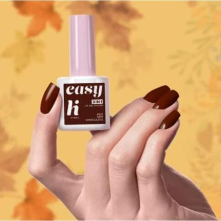 Actual product image Hi #621 Easy 3in1 Chocolate Nail Polish
