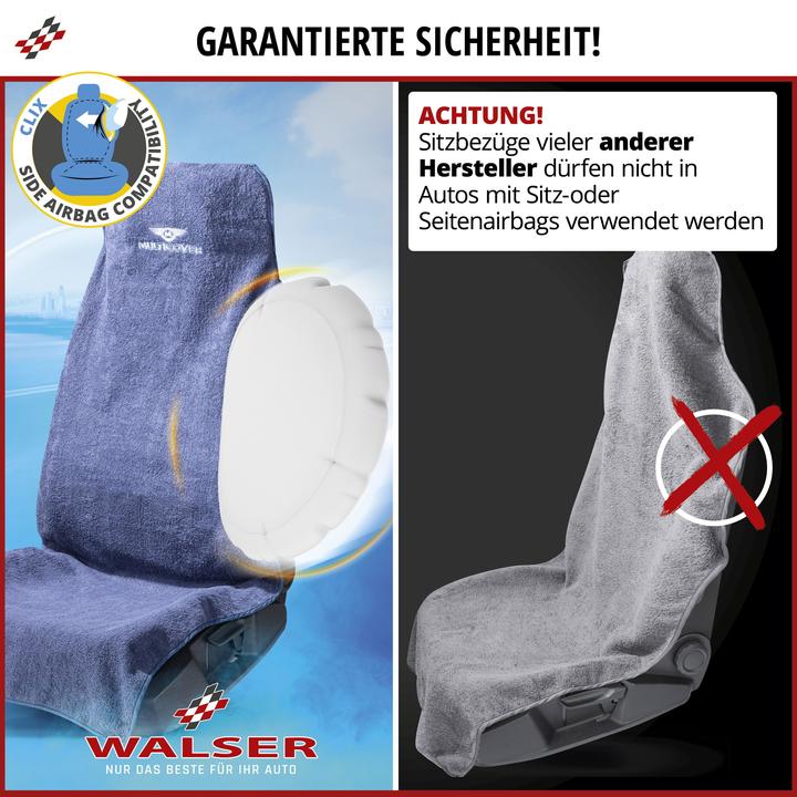 Produktbild Walser PKW-Sitzaufleger Multicover, Auto-Sitzauflage waschbar schwarz