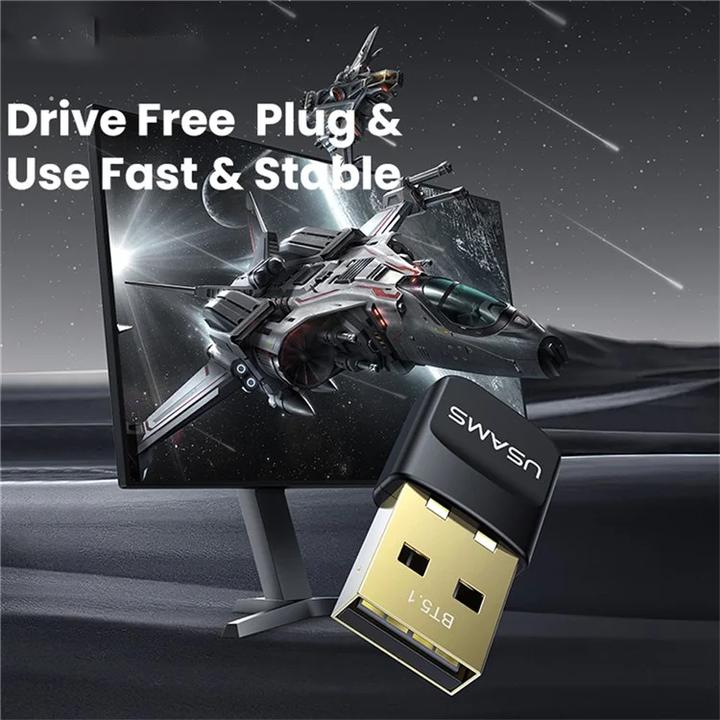 Actual product image Usams Adapter USB Bluetooth ZB321 5.1 czarny