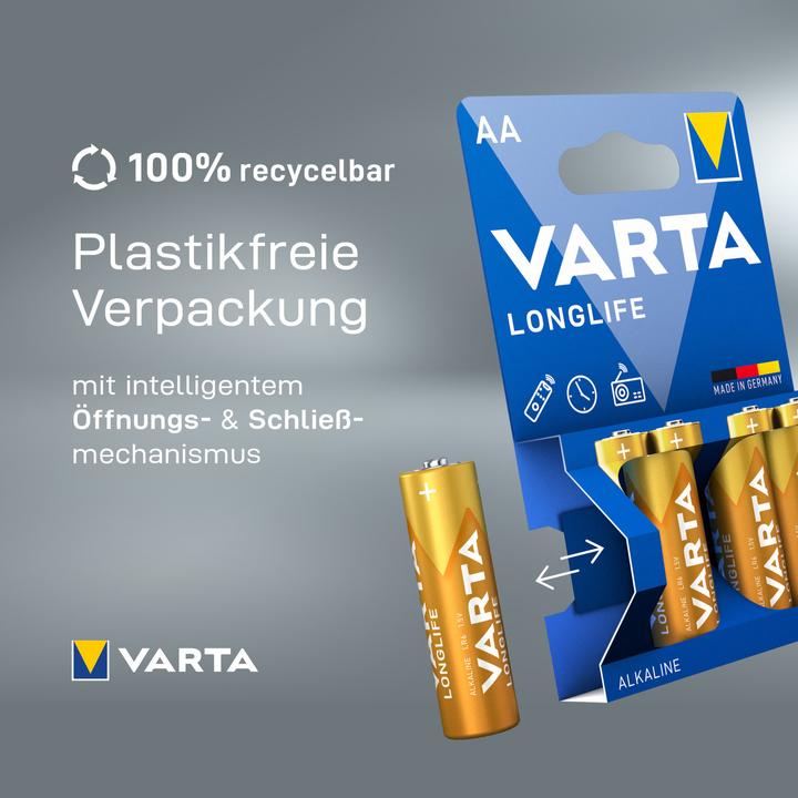 Actual product image Varta Longlife (12 pcs., AA, 2800 mAh)