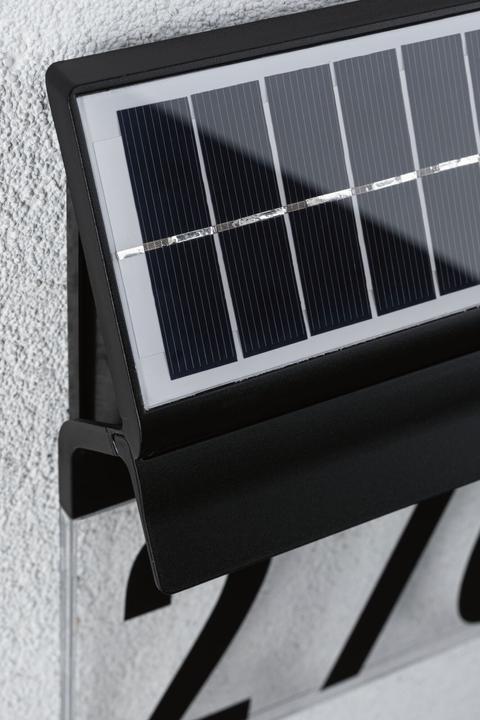 Produktbild Paulmann Solar Hausnummernleuchte (14 lm, IP44)