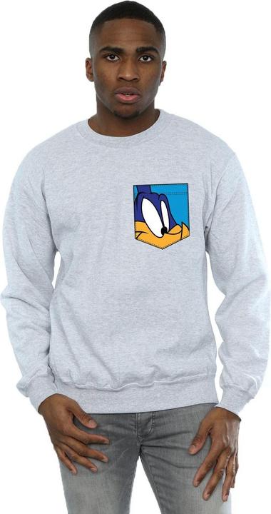Image du produit Looney Tunes - Sweat ROAD RUNNER FACE FAUX POCKET - Homme (L)