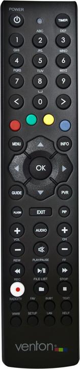 Produktbild Venton Unibox HD eco+, Linux E2 Receiver, 2x DVB-C/T2 Twin (DVB-C, DVB-T)