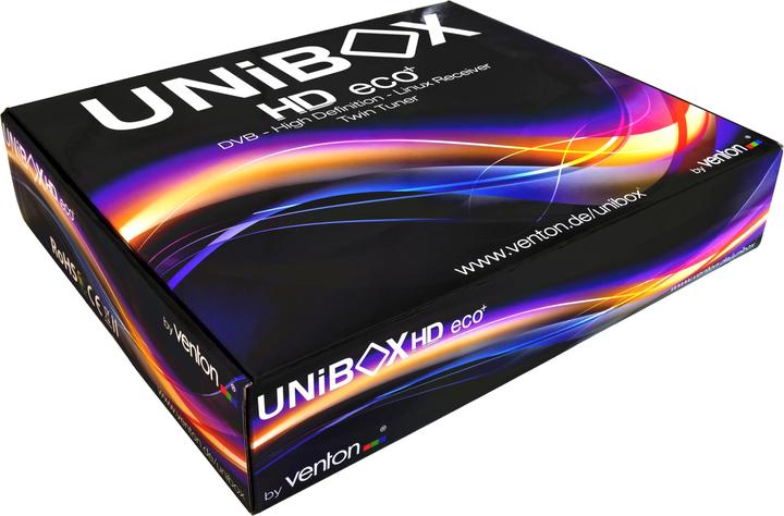 Produktbild Venton Unibox HD eco+, Linux E2 Receiver, 2x DVB-C/T2 Twin (DVB-C, DVB-T)