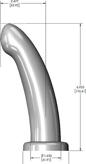 Productafbeelding Fleshlight HerSpot Dildo Golden Rose Large