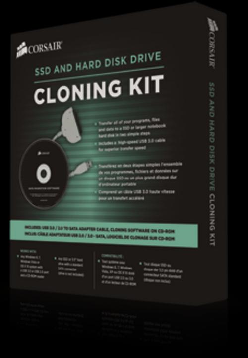 Image du produit Corsair Kit de clonage de disque pour SSD et HDD SATA - USB 3.0