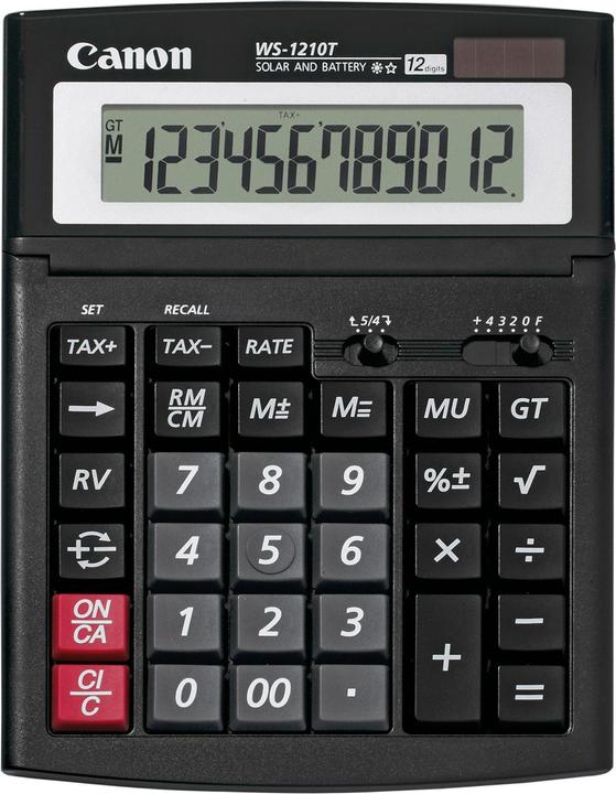 Image du produit Canon Ws-1210t (Cellules solaires, Piles)